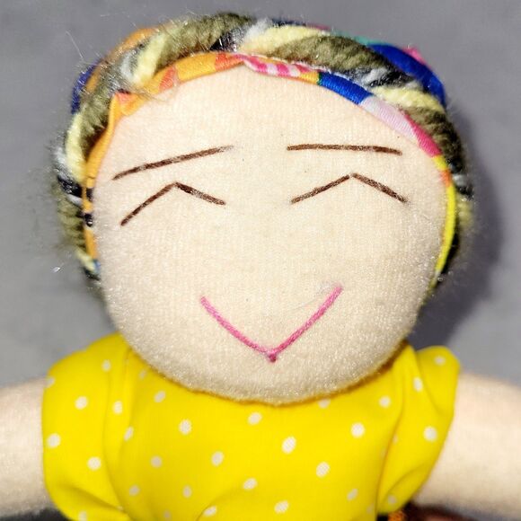 Authentic Mexican Doll 12in Tall Hand-Made Hecho En Morelos Mexico Traditional - Picture 3 of 6